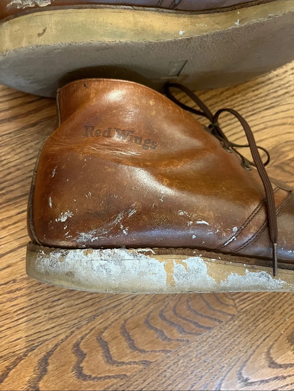 Red Wing Chukka Leather Lace Up Boots Mens 12 EE